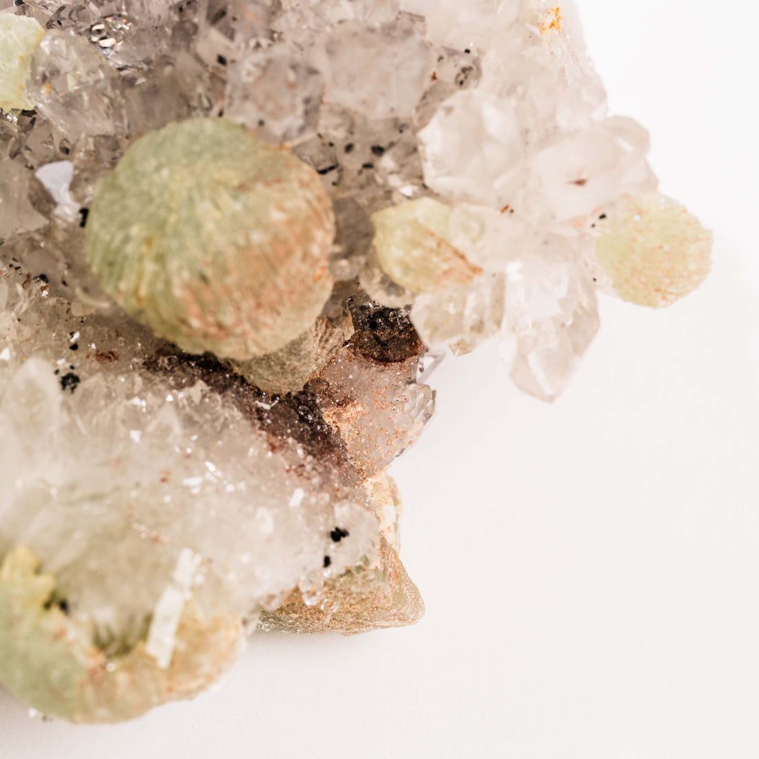 Prehnite w/ Quartz