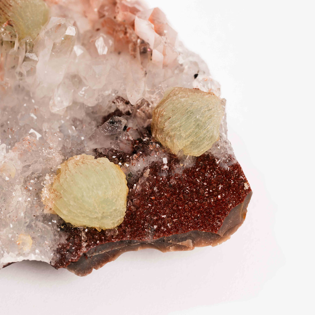 Prehnite w/ Quartz
