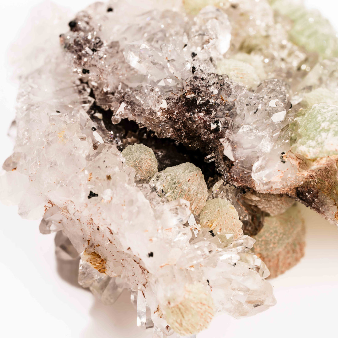 Prehnite w/ Quartz