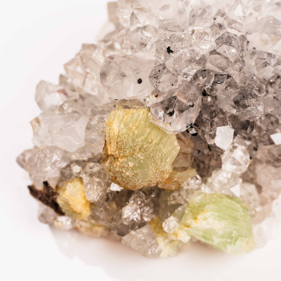 Prehnite w/ Quartz