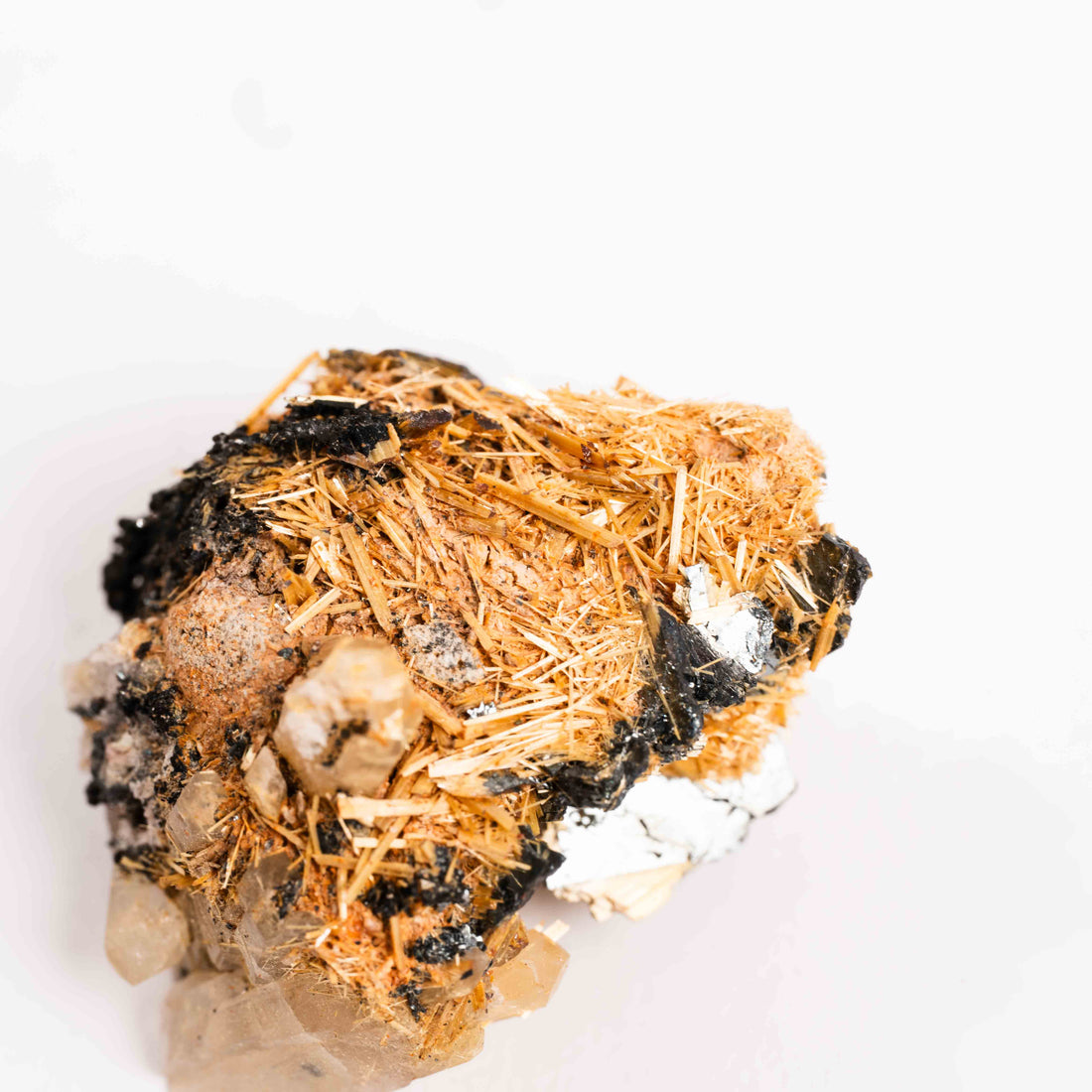 Quartz- Rutile Flower
