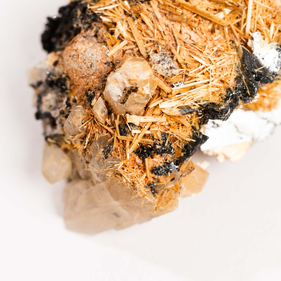 Quartz- Rutile Flower