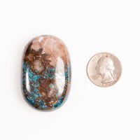 Shattuckite - Palm, Polished