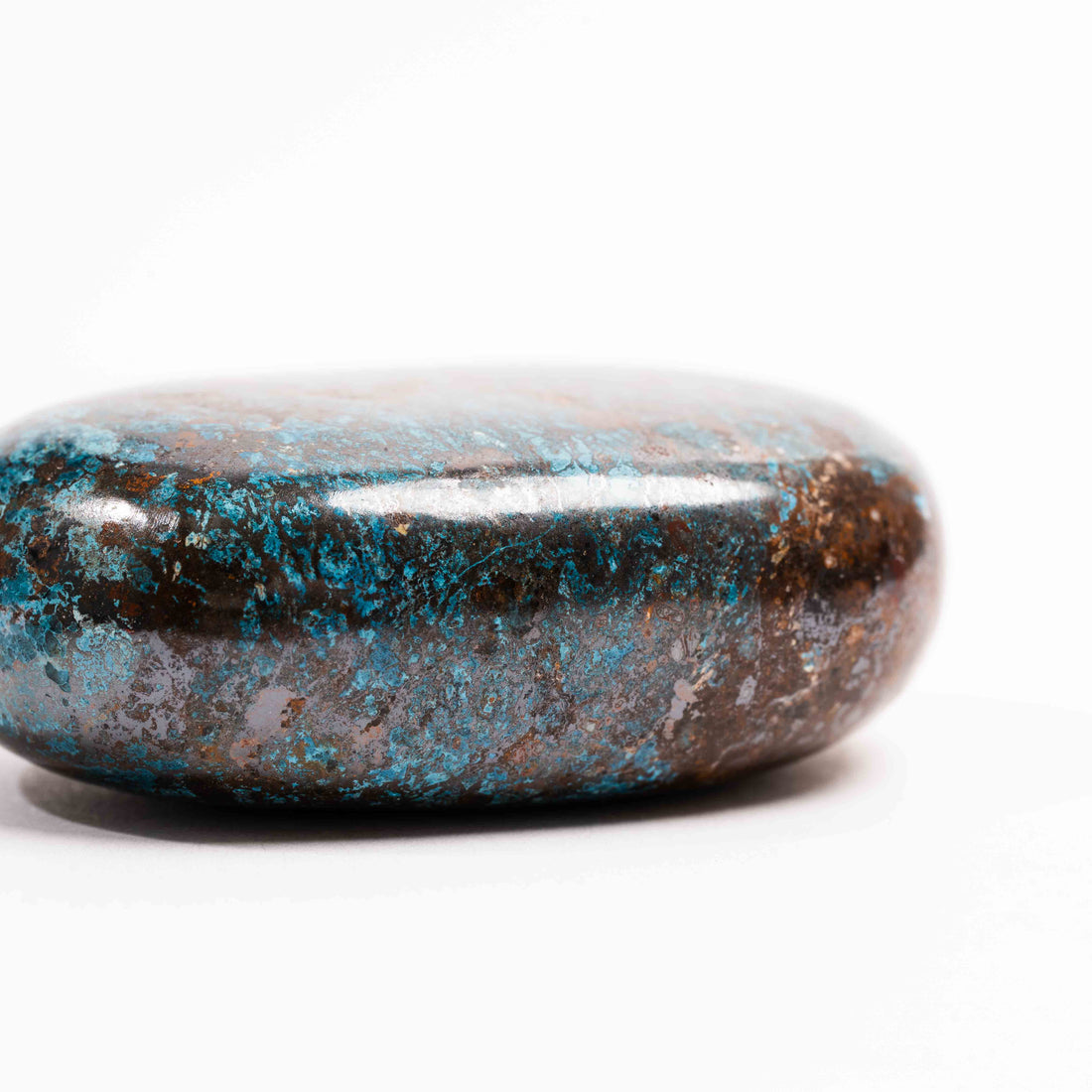 Shattuckite - Palm, Polished