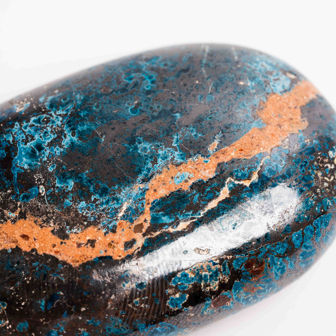 Shattuckite - Palm, Polished