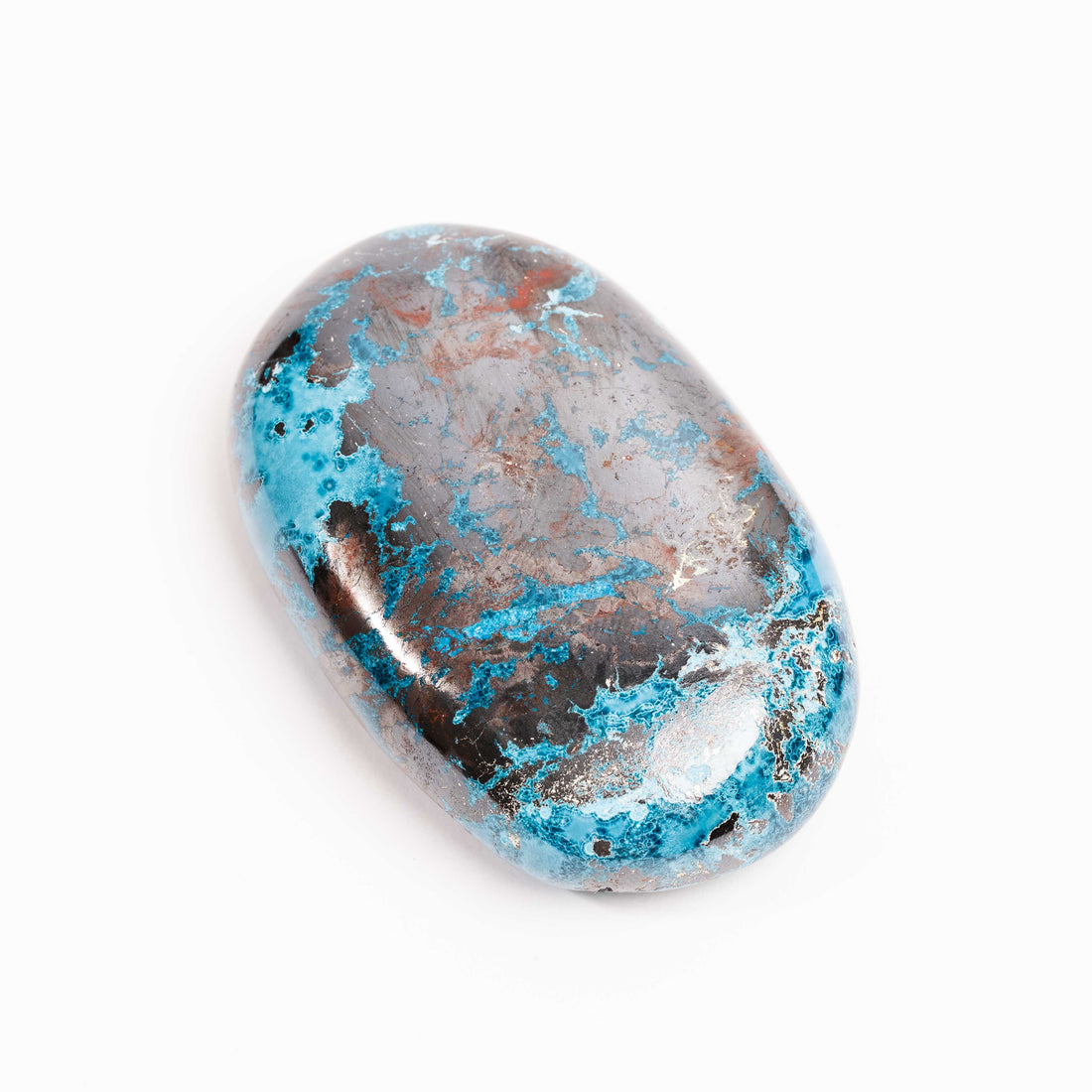 Shattuckite - Palm, Polished