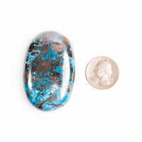Shattuckite - Palm, Polished