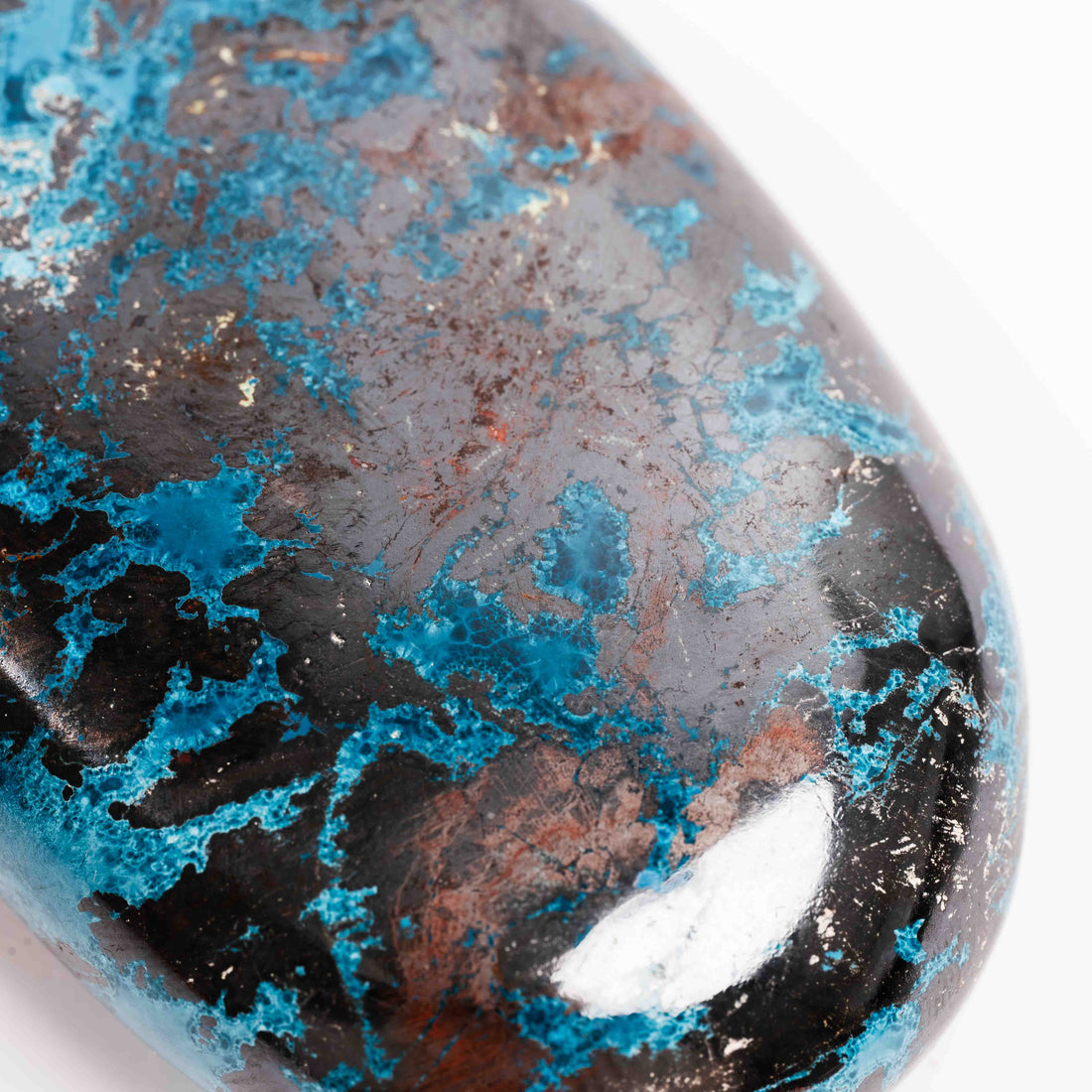 Shattuckite - Palm, Polished