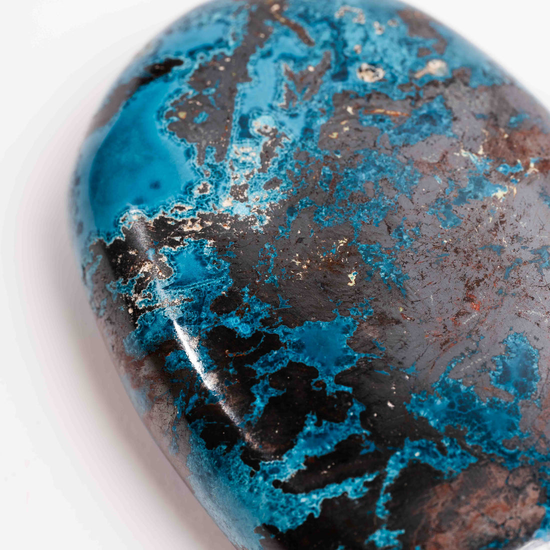Shattuckite - Palm, Polished