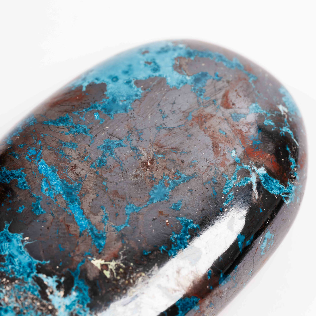 Shattuckite - Palm, Polished