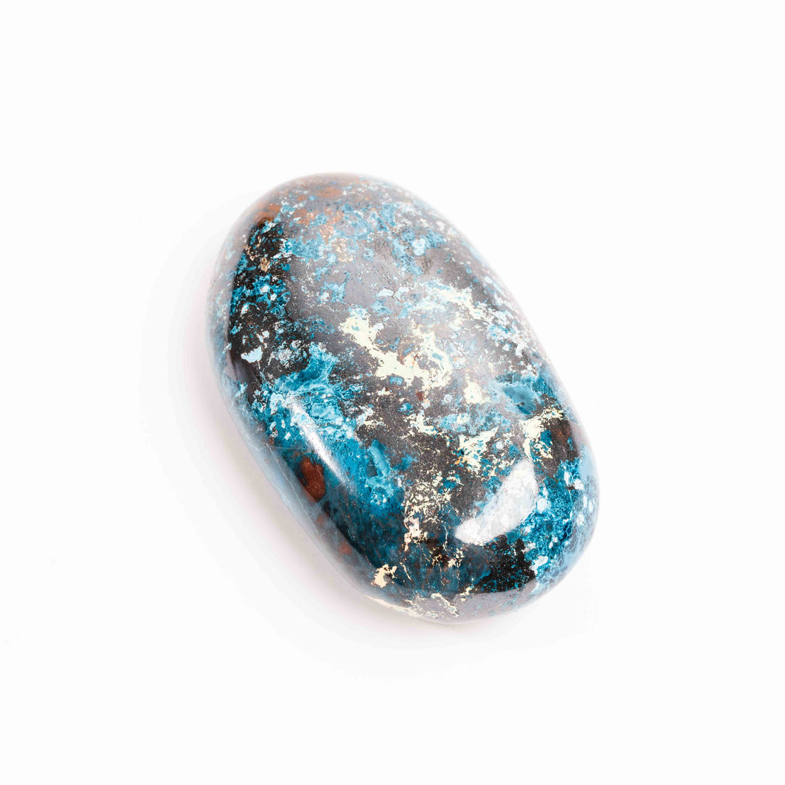 Shattuckite - Palm, Polished