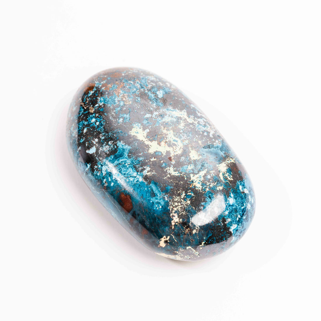 Shattuckite - Palm, Polished