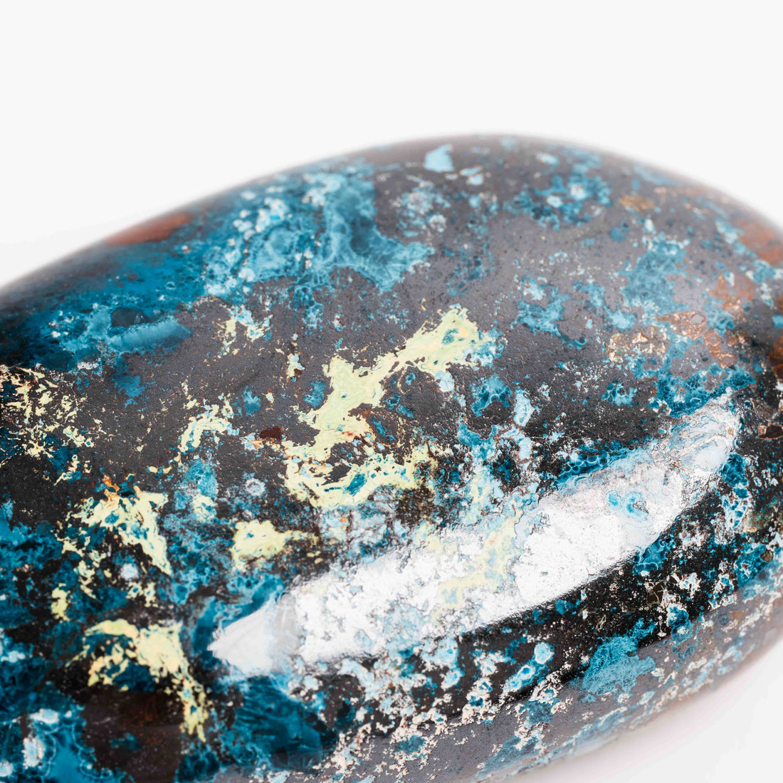 Shattuckite - Palm, Polished