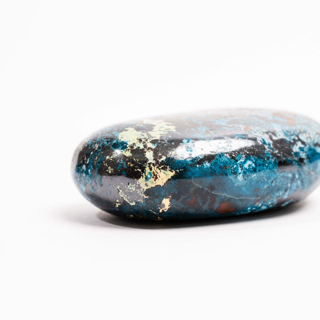 Shattuckite - Palm, Polished