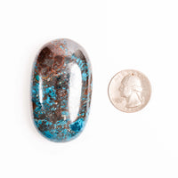 Shattuckite - Palm, Polished