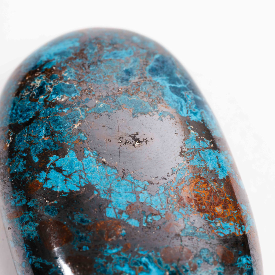 Shattuckite - Palm, Polished