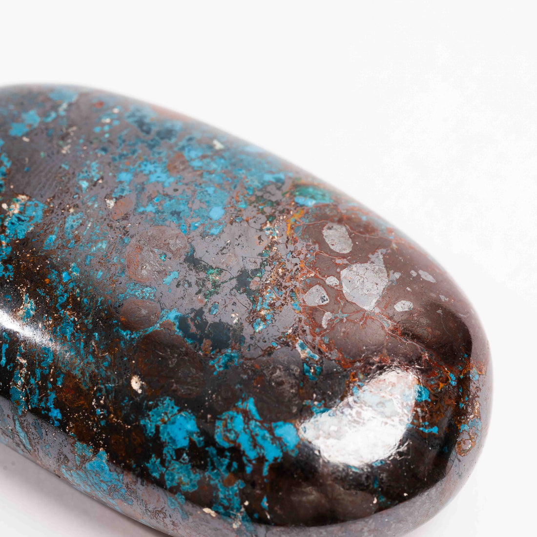 Shattuckite - Palm, Polished