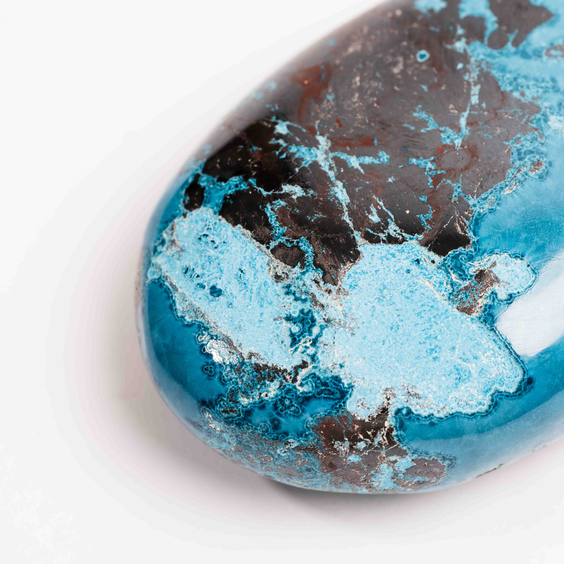 Shattuckite - Palm, Polished