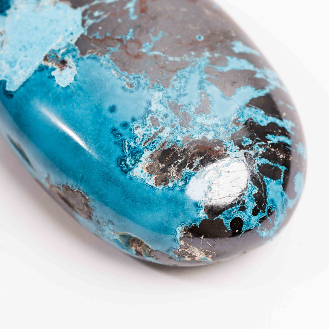 Shattuckite - Palm, Polished