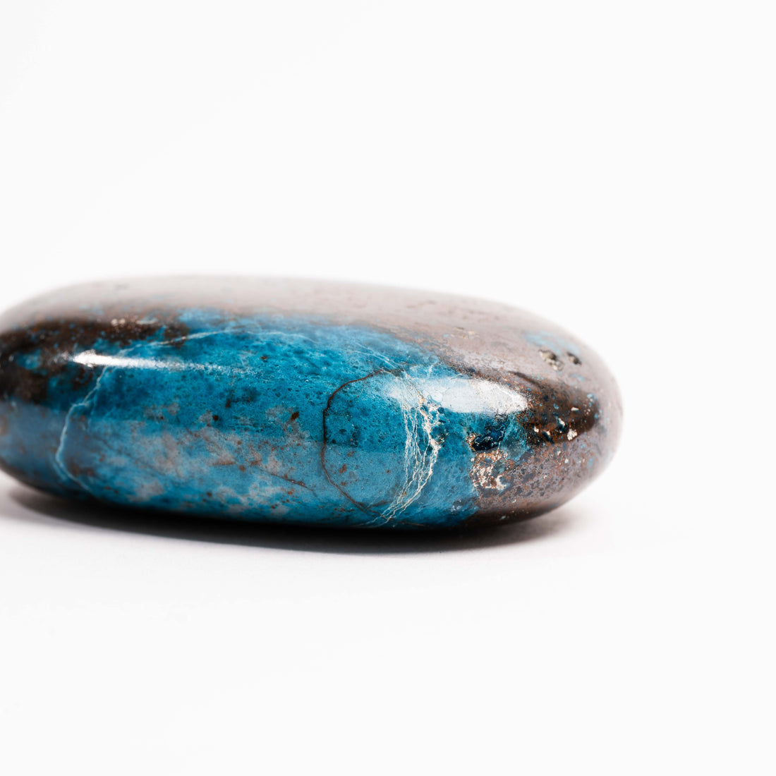 Shattuckite - Palm, Polished