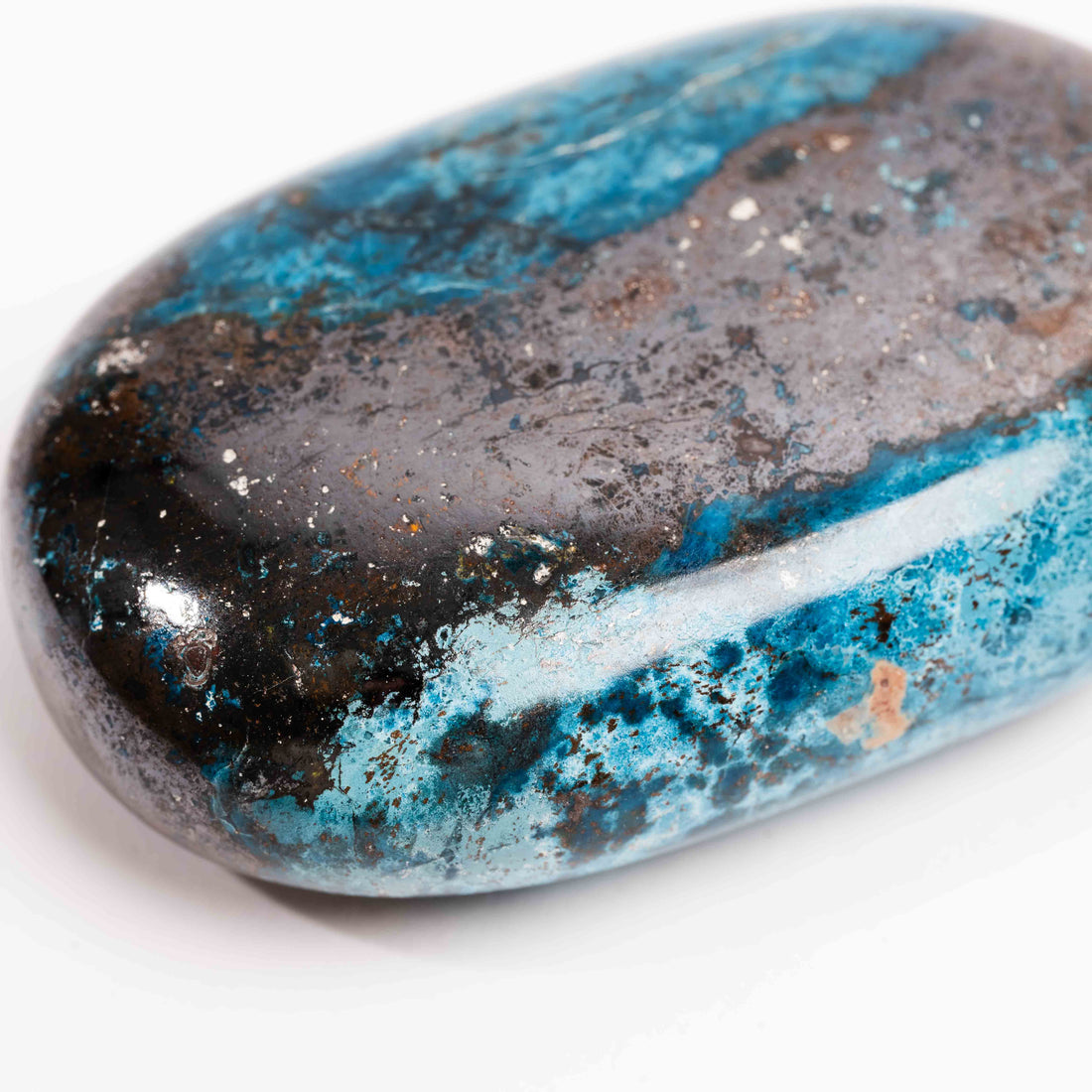 Shattuckite - Palm, Polished