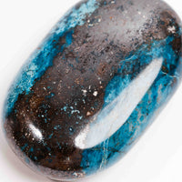 Shattuckite - Palm, Polished
