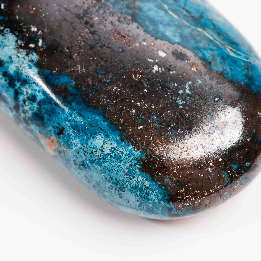 Shattuckite - Palm, Polished