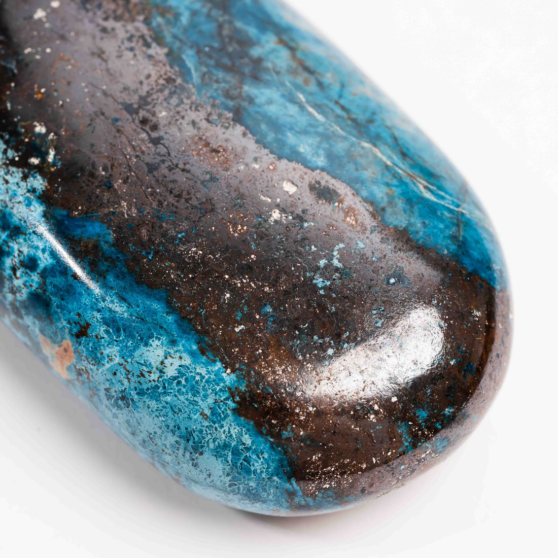Shattuckite - Palm, Polished