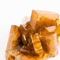 Yellow Barite on Fluorite - Bladed Cluster