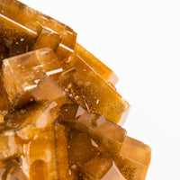 Yellow Barite on Fluorite - Bladed Cluster