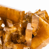 Yellow Barite on Fluorite - Bladed Cluster