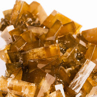 Yellow Barite on Fluorite - Bladed Cluster