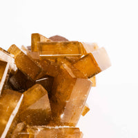 Yellow Barite on Fluorite - Bladed Cluster