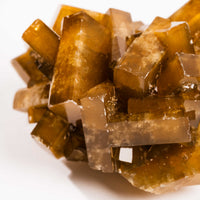 Yellow Barite on Fluorite - Bladed Cluster