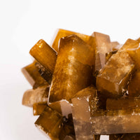 Yellow Barite on Fluorite - Bladed Cluster