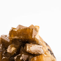 Yellow Barite on Fluorite - Bladed Cluster