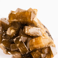 Yellow Barite on Fluorite - Bladed Cluster
