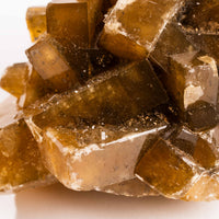 Yellow Barite on Fluorite - Bladed Cluster