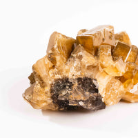 Yellow Barite on Fluorite - Bladed Cluster