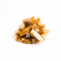 Yellow Barite on Fluorite - Bladed Cluster