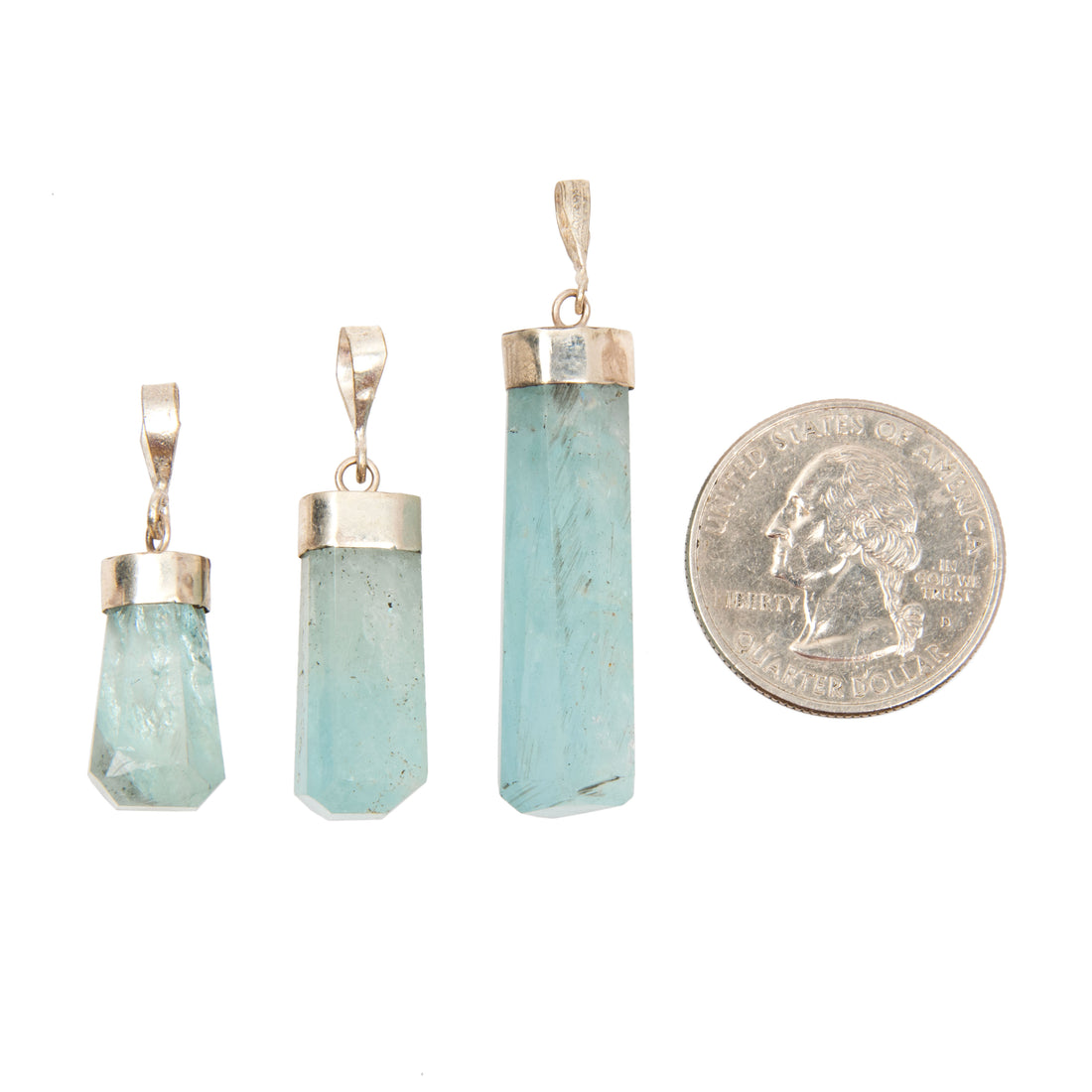 Aquamarine - Beryl Var. - Pendants