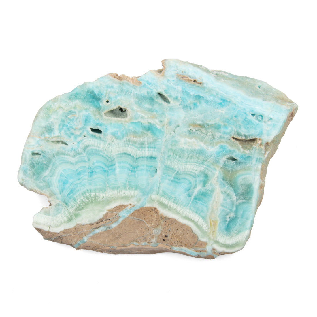 Aragonite - Blue, Polished Slate