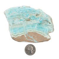 Aragonite - Blue, Polished Slate