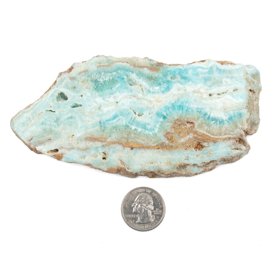 Aragonite - Blue, Polished Slate
