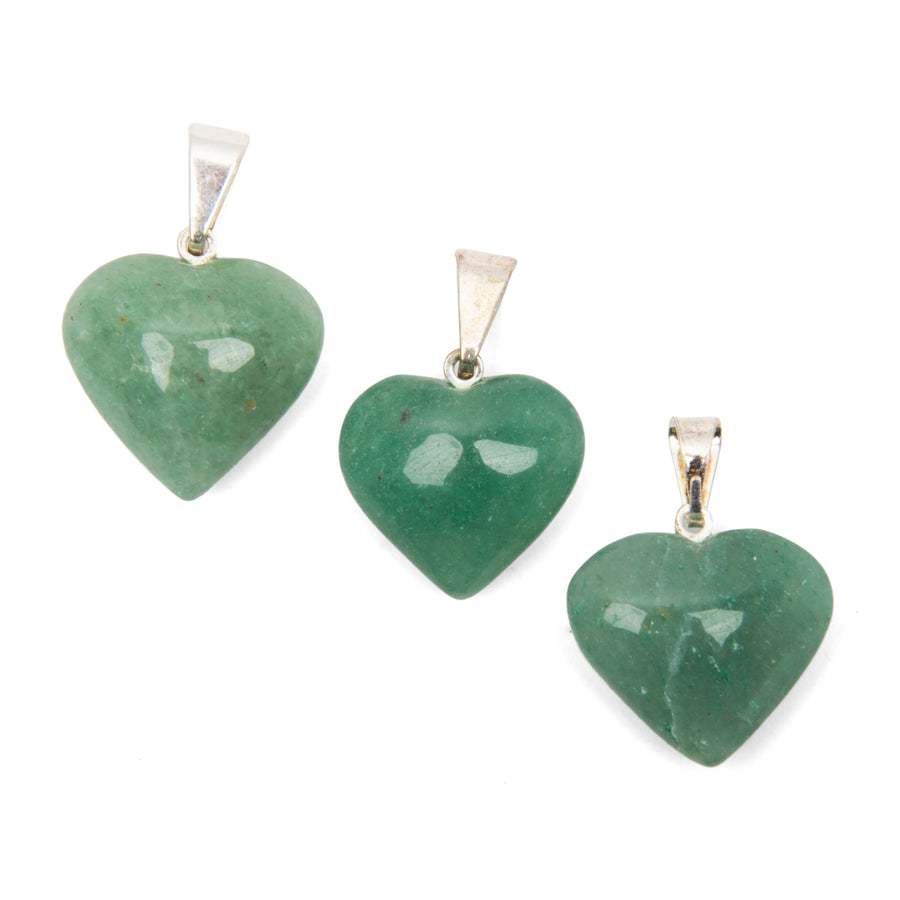 Aventurine, Green - Mini Heart Pendant