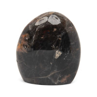 Moonstone - Black, Free Form, Polished