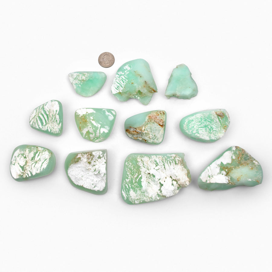 Chrysoprase - Half-Polished Stones