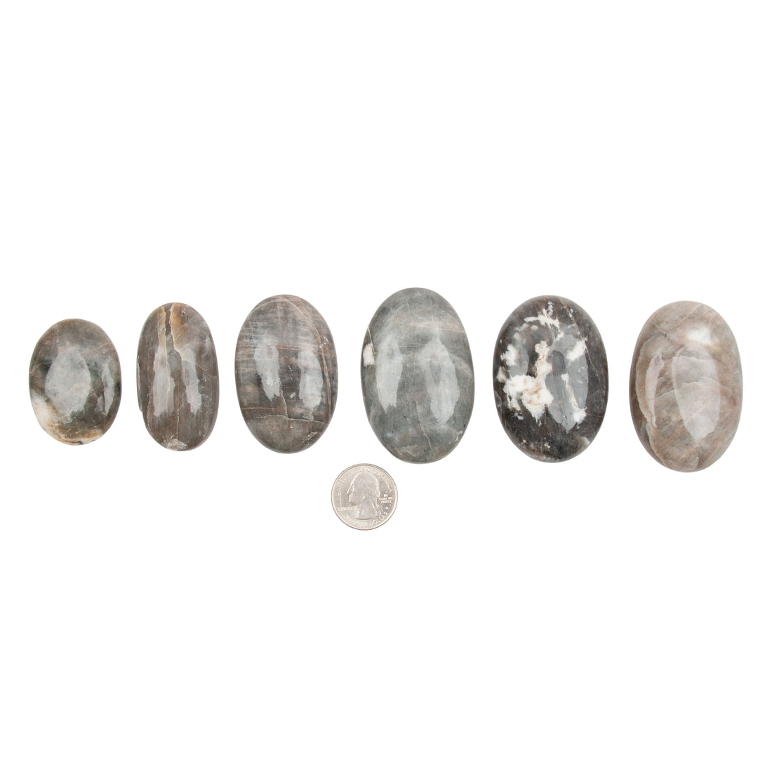 Polarized Moonstone - Palm Stones