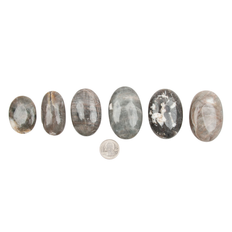 Polarized Moonstone - Palm Stones
