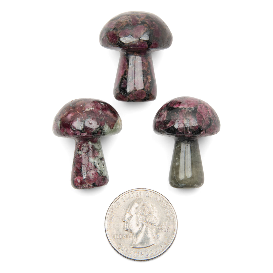 Eudialyte - Mushrooms, AAA-Grade